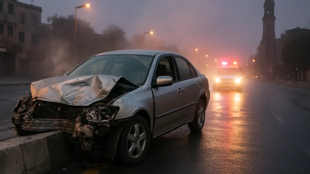 Five killed as speeding car hits road divider in Multan