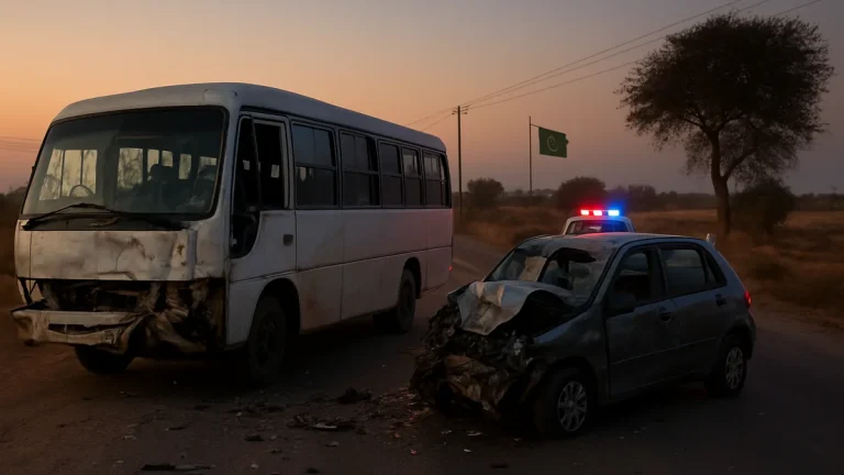 Five killed, four injured in Sanghar head-on collision