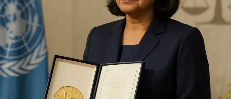 Former UN Human Rights Chief Navi Pillay Awarded Nobel Peace Prize