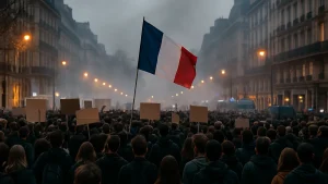 France school protests grow into a wider political crisis