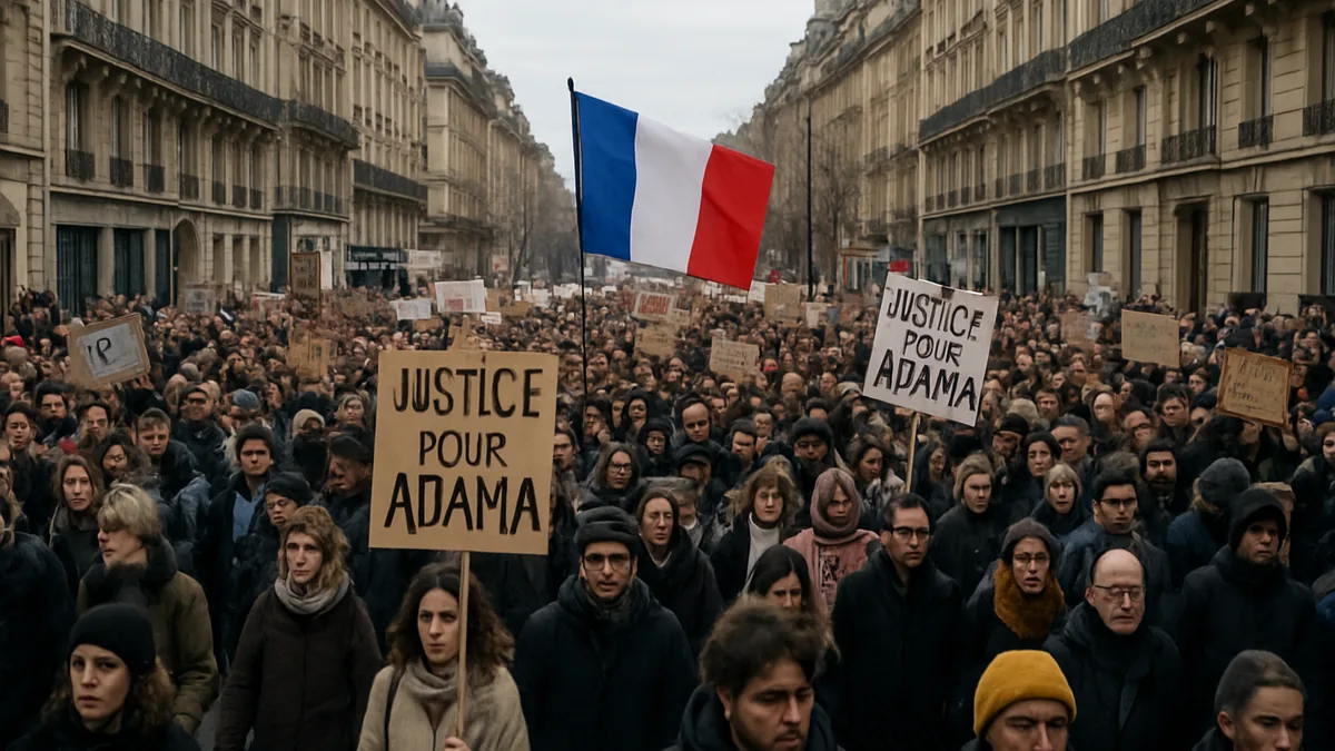 France student protests and claims of political manipulation