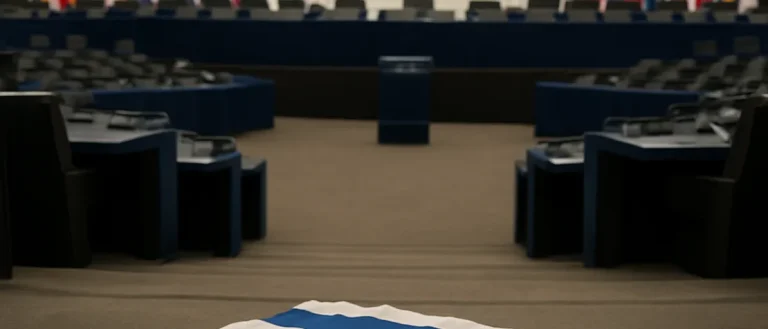 French EU Lawmaker Disrespects Israeli Flag During Incident