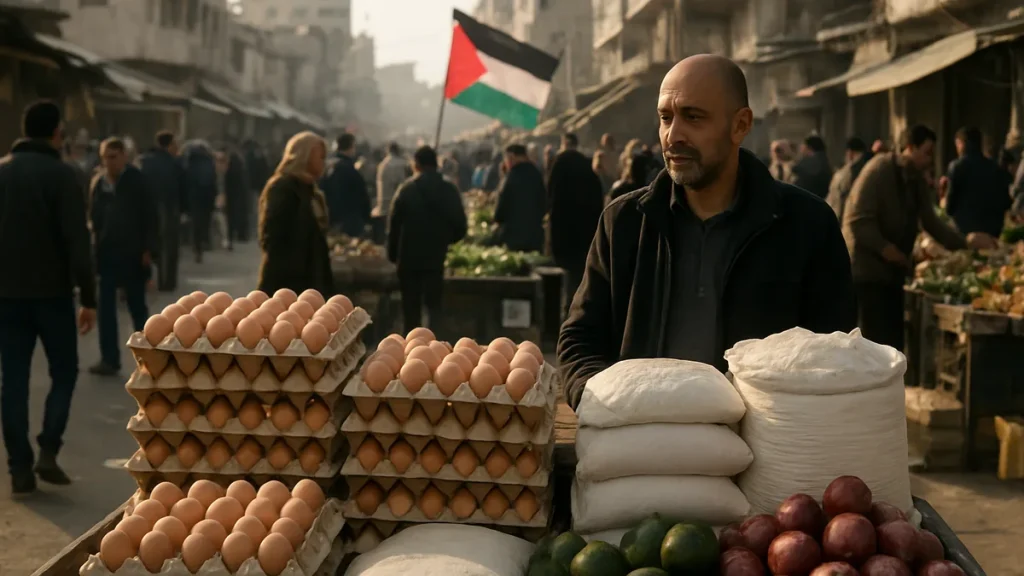 Gaza food prices soar as Israel halts commercial shipments
