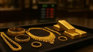 Gold prices in Pakistan drop sharply by Rs5,100 per tola