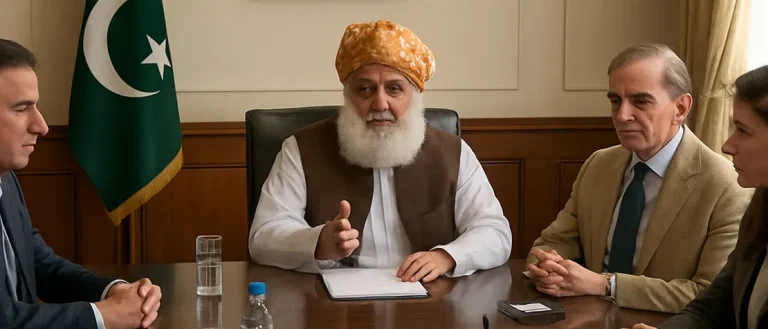 Government Delegation Meets Fazal ur Rehman, Attributes Talks Deadlock to KP CM