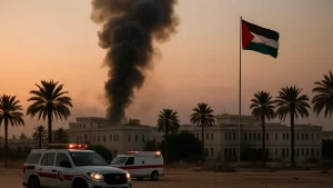 Houthi missiles hit near Yemen’s presidential palace in Aden