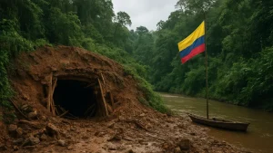 Illegal gold mine collapse in Colombia kills 14 people