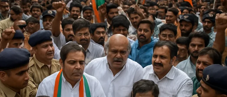 Indian Opposition Leaders Detained During Protest Demanding Election Chief’s Resignation