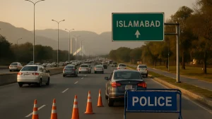 Islamabad traffic diversions set for cricket teams’ movement