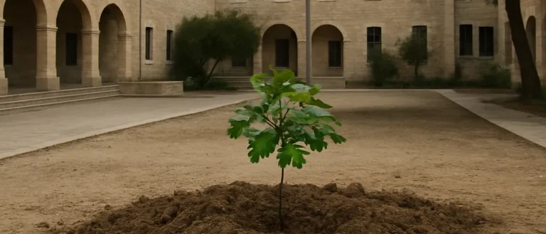 Israeli Forces Remove Birzeit University Memorial, Replace It with Fig Sapling