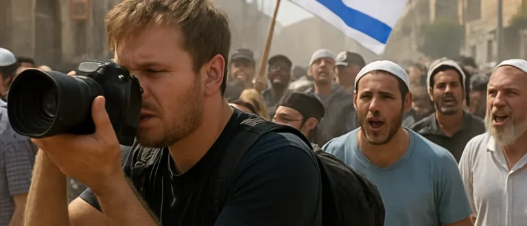 Israeli Settlers Assault Photographer in West Bank