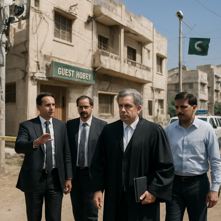 Judicial Commission Inspects Crime Scene in Mir Raza Case, Seeks More CCTV Evidence