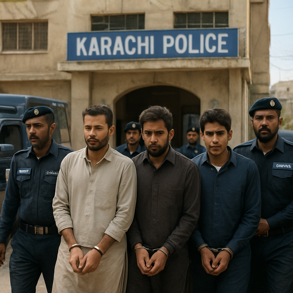 Karachi Police Arrest Three Suspects in Double Murder Case