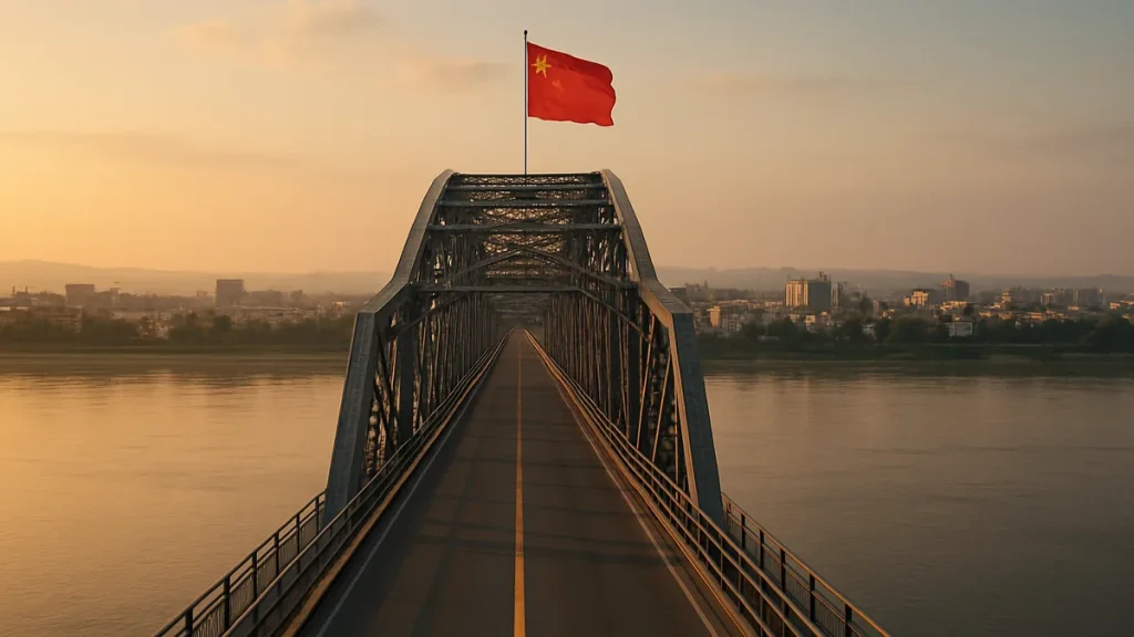 Kim Jong Un arrives in China’s Dandong via new bridge