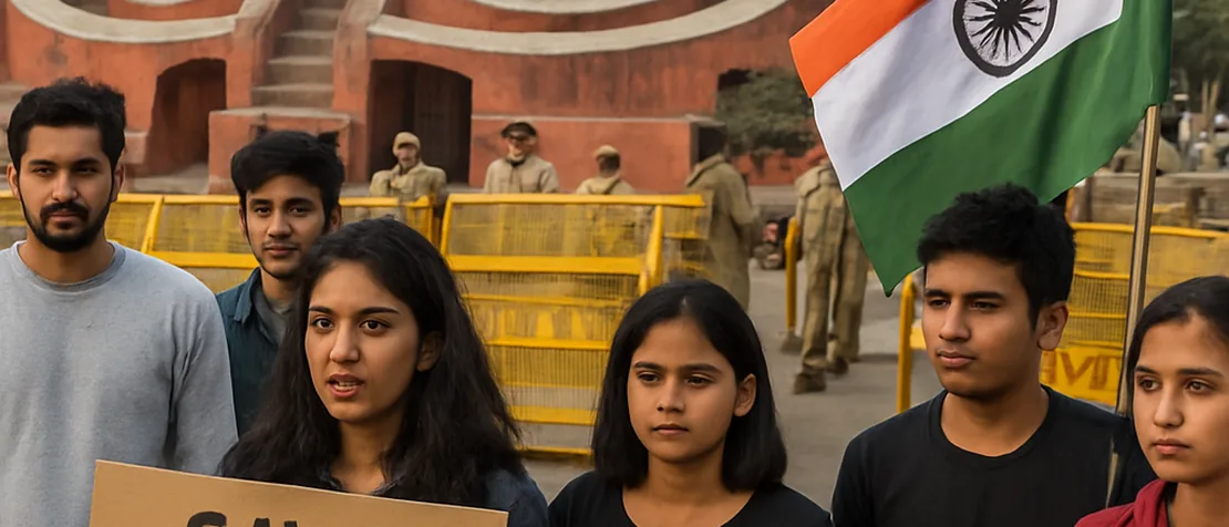 New Delhi locked down ahead of protests against voter list changes