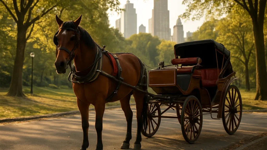 New York moves to ban Central Park horse-drawn carriages