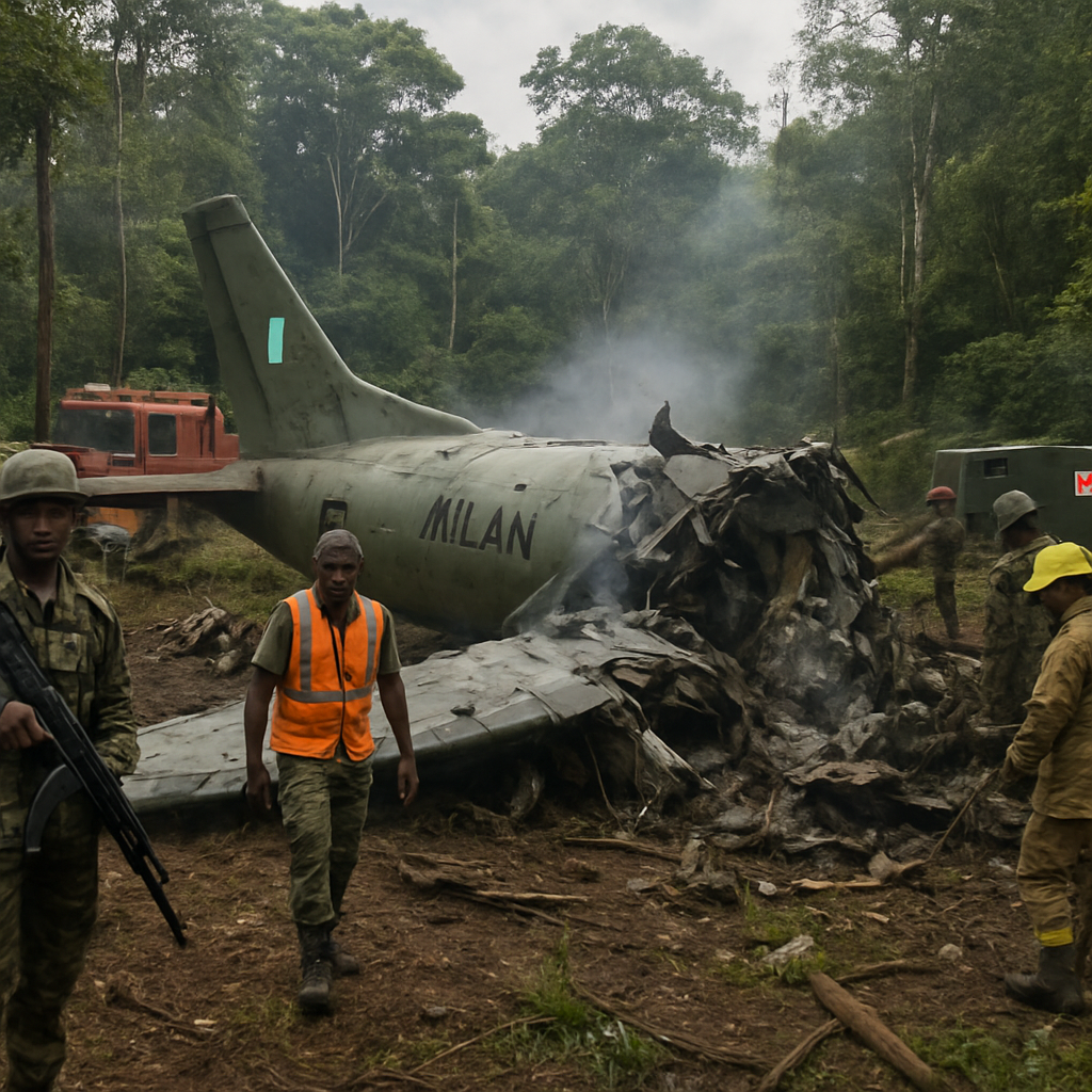 Nigeria Launches Rescue Effort After Military Plane Crash in Ondo State