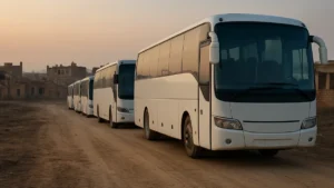 Oleshky evacuation under way as Kherson ceasefire opens road