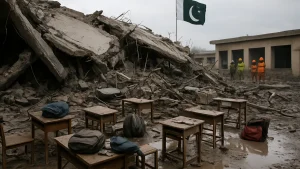 Peshawar school roof collapse kills 35, students recount