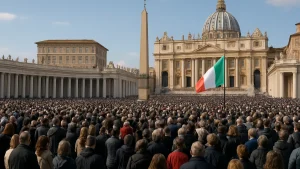 Pope Leo XIV greeted by crowds after lung cancer surgery