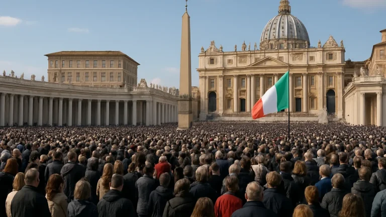Pope Leo XIV greeted by crowds after lung cancer surgery