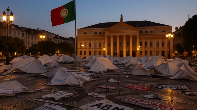 Portugal housing protesters return to Lisbon and Porto squares