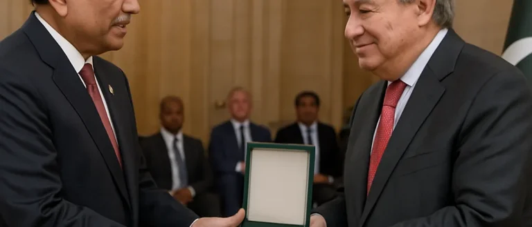 President Zardari Awards Nishan-e-Imtiaz to UN Secretary-General Guterres for Distinguished Globa…