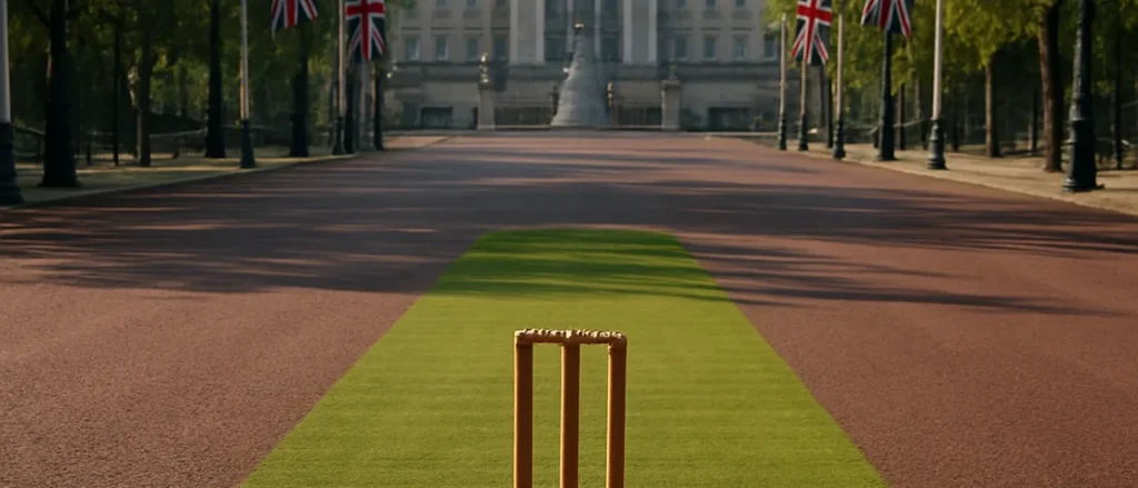 Prince William plays cricket on The Mall to promote Earthshot