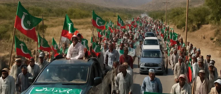 PTI Long March Enters Fifth Day as Caravan Advances Toward Peshawar