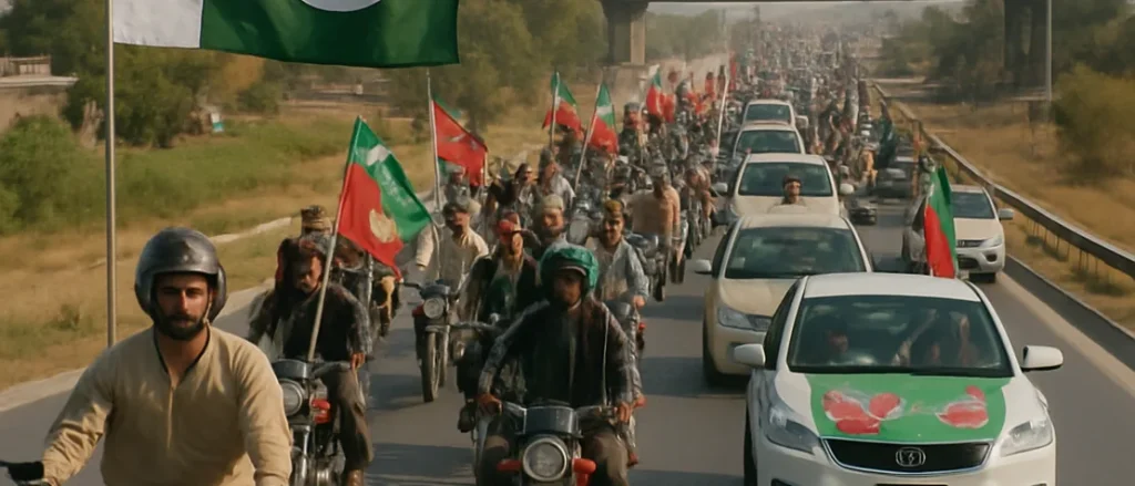 PTI Long March Revised: Convoy to Depart Swabi Interchange on October 14