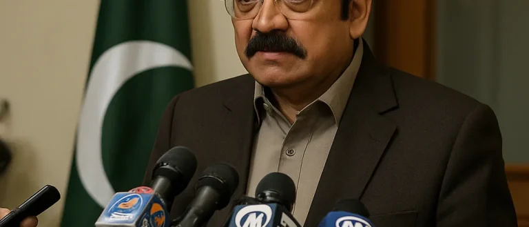 Rana Sanaullah Warns Against Holding State Hostage Amid PTI Long March