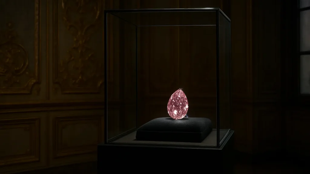 Rare Grand Condé pink diamond returns to display in France