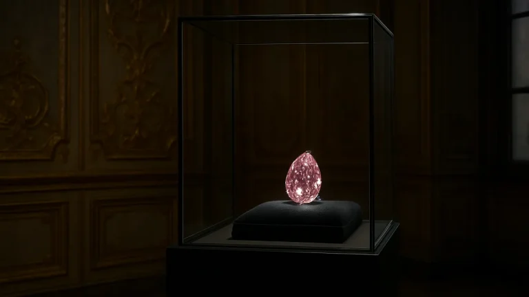 Rare Grand Condé pink diamond returns to display in France