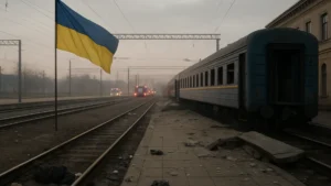 Russian drone strike on Dnipro station kills at least 13