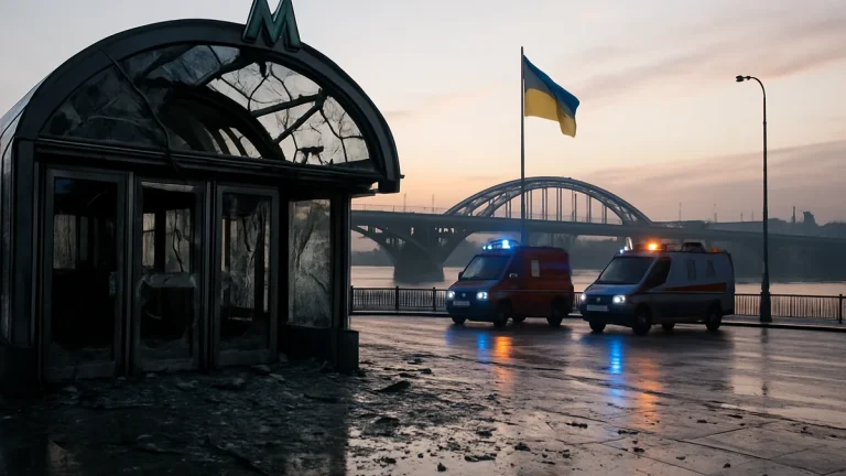 Russian strikes hit Kyiv as US envoy Witkoff meets Putin
