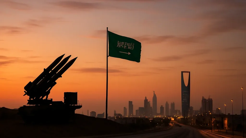 Saudi Arabia intercepts Houthi missiles, issues shelter warnings