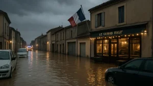 Storm Adam floods leave at least four dead in France