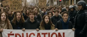 Students in France and Belgium Protest Over School Conditions and Teacher Shortages