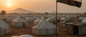 Sudan drone strike on displaced camp kills 41, rights group says