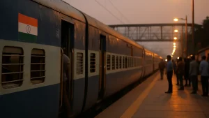 Suspected mobile snatcher hangs from moving train in Bihar