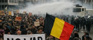 Thousands Rally in Brussels Against Austerity Measures Amid Police Clashes