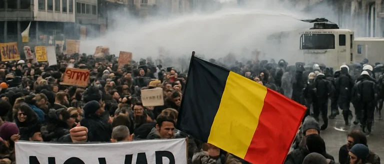 Thousands Rally in Brussels Against Austerity Measures Amid Police Clashes
