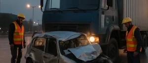 Trailer crash in Lahore kills three members of one family