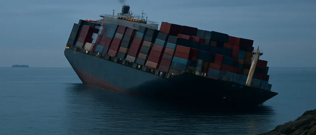 Two ships sink near Strait of Hormuz after projectile strikes