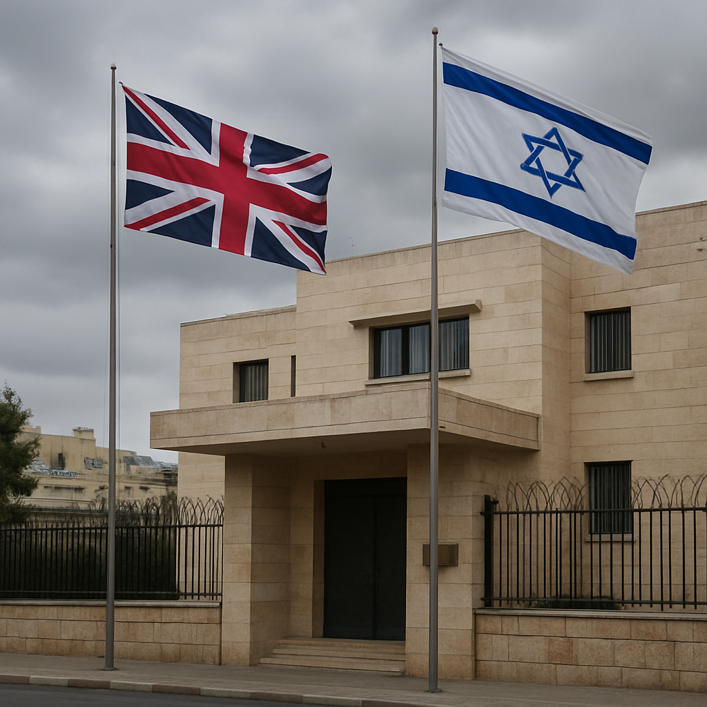 UK Threatens Expulsion of 27 Israeli Diplomats Amid Jerusalem Consulate Closure