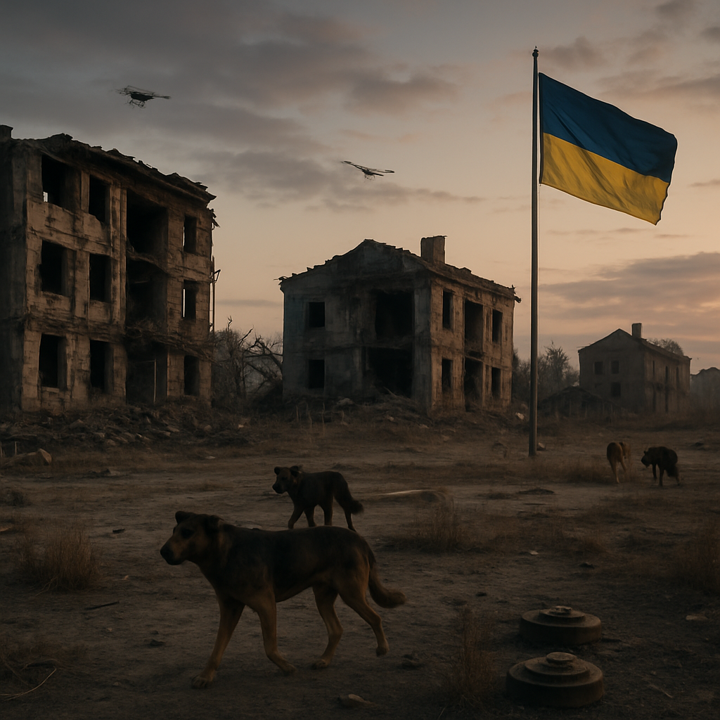 Ukrainians in Oleshky Struggle with Hunger Amid War Hazards