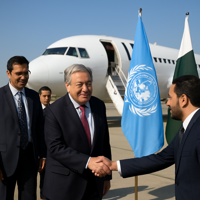 UN Secretary-General Embarks on Four-Day Visit to Pakistan