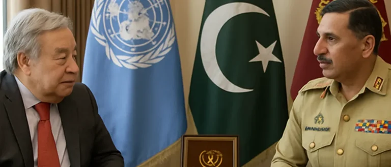 UN Secretary-General Meets Pakistan Army Chief in Rawalpindi