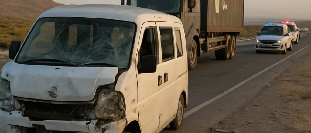 Van-truck collision on Quetta-Karachi highway kills five