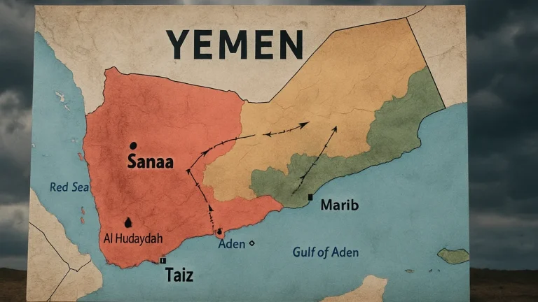 Yemen conflict map reveals decade of shifting control and alliances